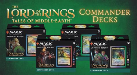 The Battle for Middle-earth: Exploring the Magic Lord of the Rings Commander Deck